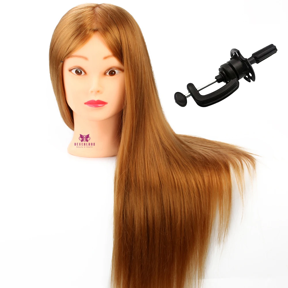 

Neverland 26''65CM Training Head Hair Mannequin Head Doll Salon Professional For Practicing Hairdressing Hairstyles With Clamp