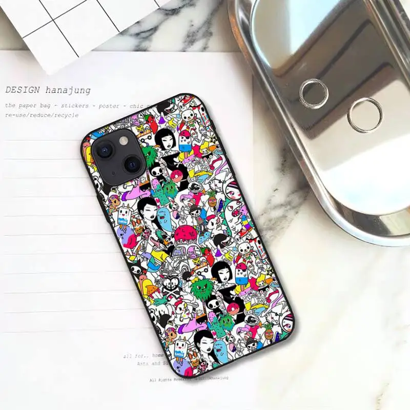 Японский чехол для телефона T-Tokidokis iPhone 11 12 Mini 13 Pro XS Max X 8 7 6s Plus 5 SE XR | Мобильные