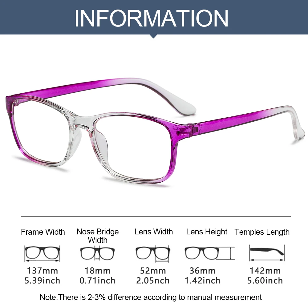 

Fashion +1.0~+4.0 Reading Glasses Anti-Blue Light Presbyopic Eyeglasses Women Men Portable Anti-fatigue Eye Protection Eyewear