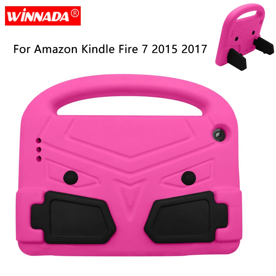 Для Amazon Kindle Fire 7 2017 чехол птица Дети стенд планшет противоударный EVA ручной для Fire7