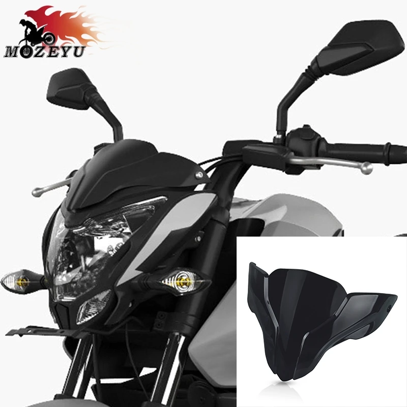Новый черный для BAJAJ Pulsar NS200 NS 200 200NS мотоцикл Спорт лобовое стекло мотор Высокое