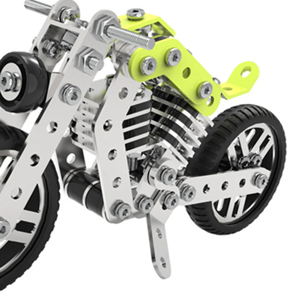 

Kids Assemble toy For 7-14Y Boys Alloy Motorcycle Model Vehicle repeatedly assembled Building Blocks Puzzles