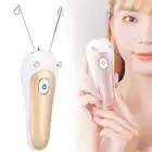 Женский Электрический эпилятор для удаления волос на теле и лице Defeatherer, депилятор с хлопковой нитью, Женская бритва для удаления волос на лице, Beauty Cares