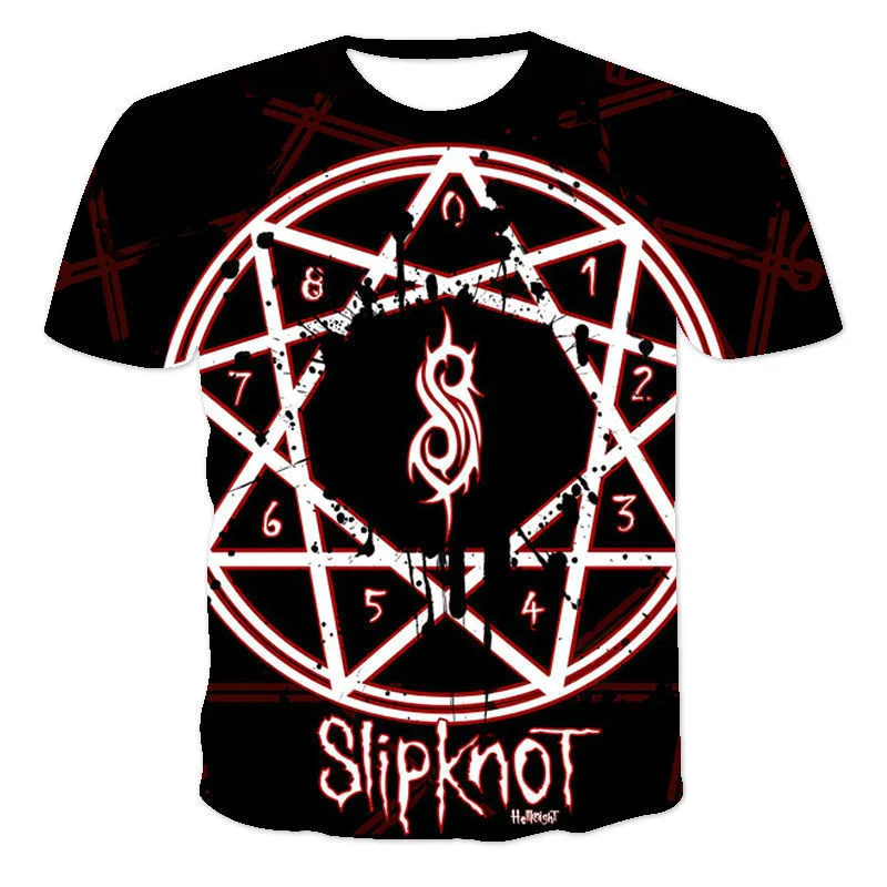 

T-shirt Popular Pattern Devil Evil Spirit 3d Digital Printing Boys and Girls Leisure Sports Short Sleeve T-shirt