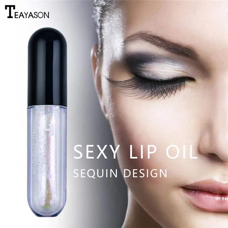 Модный стеклянный зеркальный жидкий блеск для губ удерживает влажность и