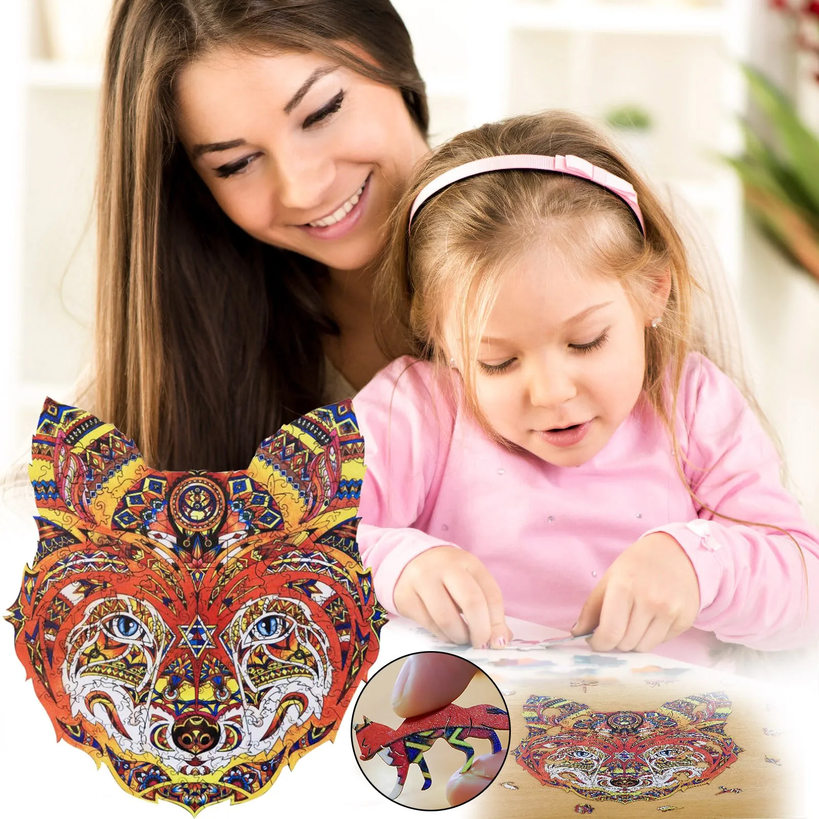 

Образовательная деревянная головоломка деревянные пазлы для взрослых уникальный Форма частей головоломки для детей Diy деревянный лучшие головоломки подарок