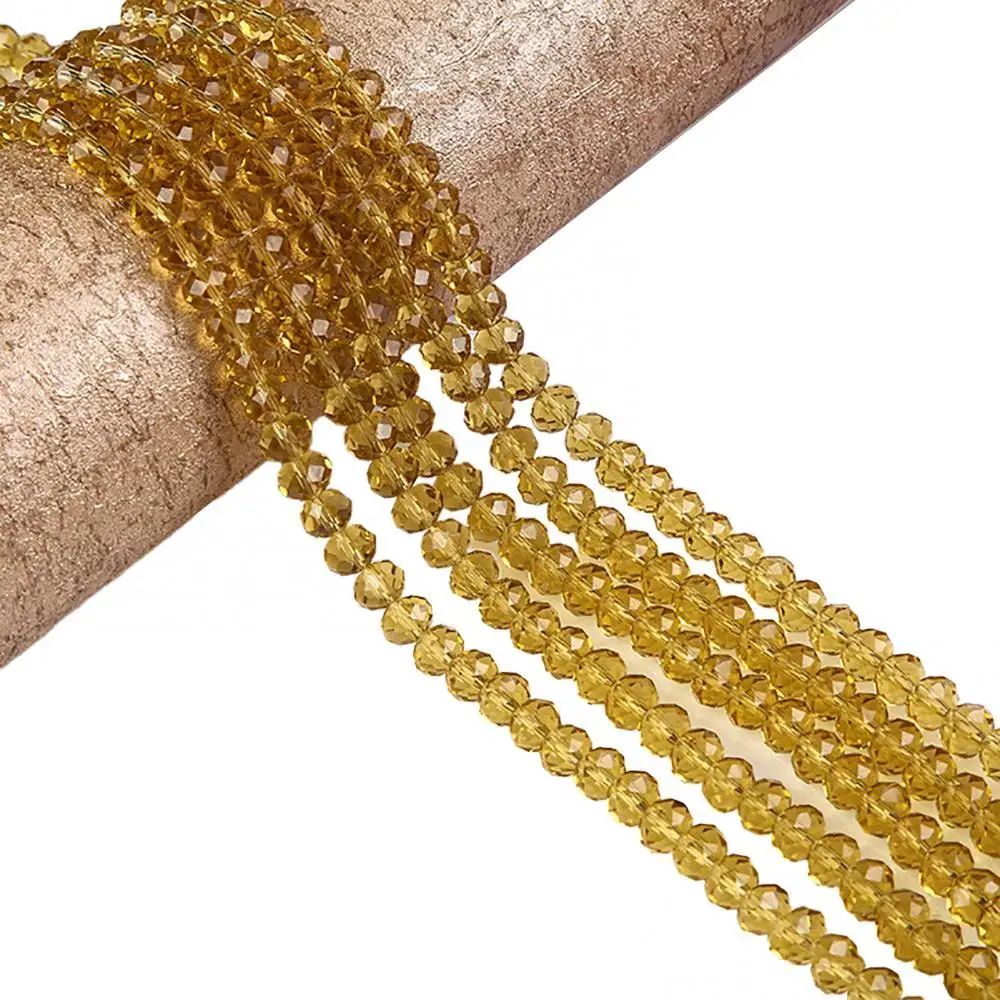 

High-quality Beautiful DIY Jewelry Accessories Artificial Crystal Flat Loose Beads String Home Decor Match your Daily Clothing