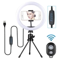dimmable led selfie ring light with tripod stand 711inch makeup lamp with selfie phone clip for live studio photo camera video