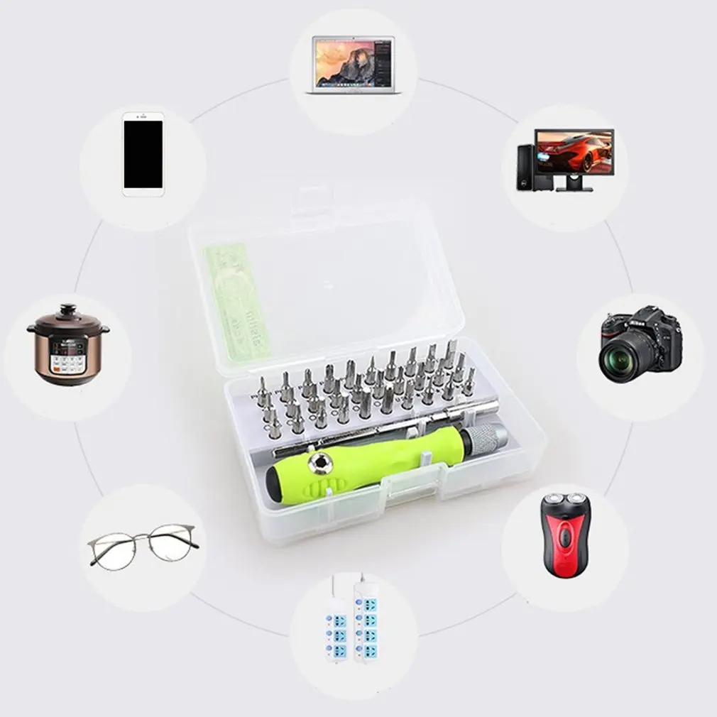 

32 IN 1 Screwdriver Set Repair Tool Precision Screwdriver Driver Bit Set Magnetic Cell Phone Repair Device Hand Tool