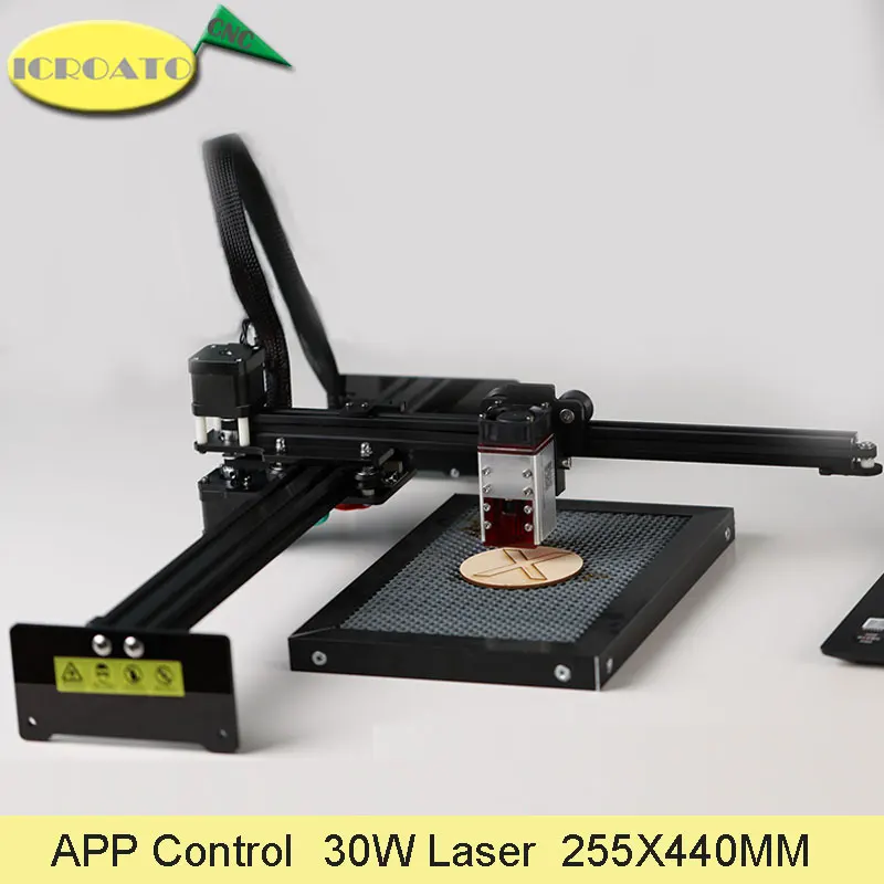 Лазерный гравировальный станок CNC Master 2 Plus 30 Вт/40 Вт рабочие Area255 x 440 мм поддержка