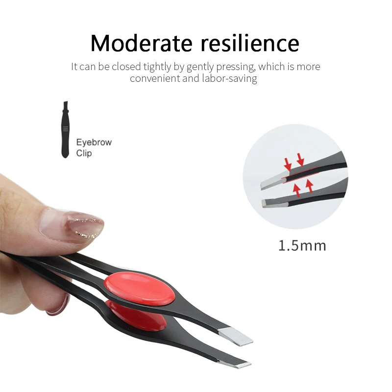 

1PCS Tweezers Eyebrow Tweezer Stainless Professional Eye Lashes Extension Tweezers Eyebrow Tongs Scissors Cosmetic Tools