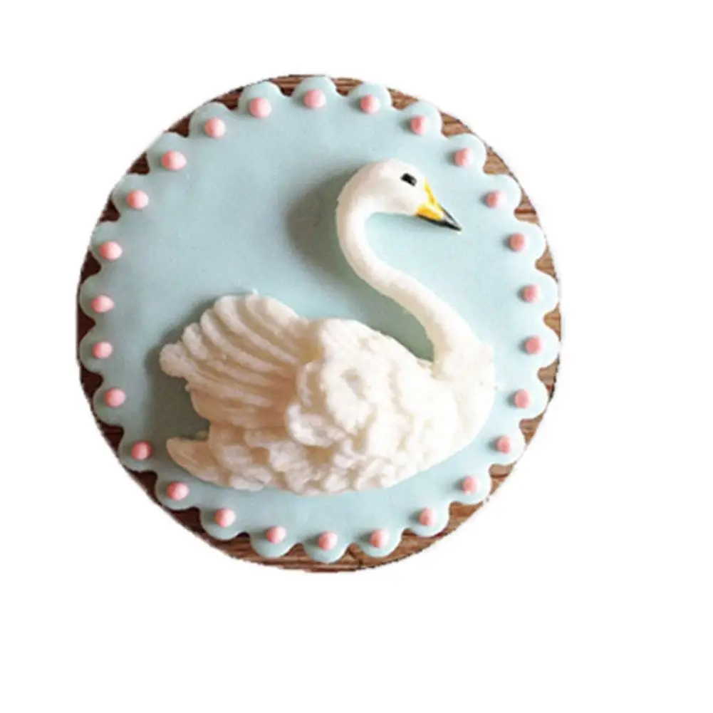 

Transparent 3D Swan Shoe Shape Plastic Chocolate Mould DIY Baking Decorating Polycarbonate Candy Jelly Mousse Mold Cake Decor