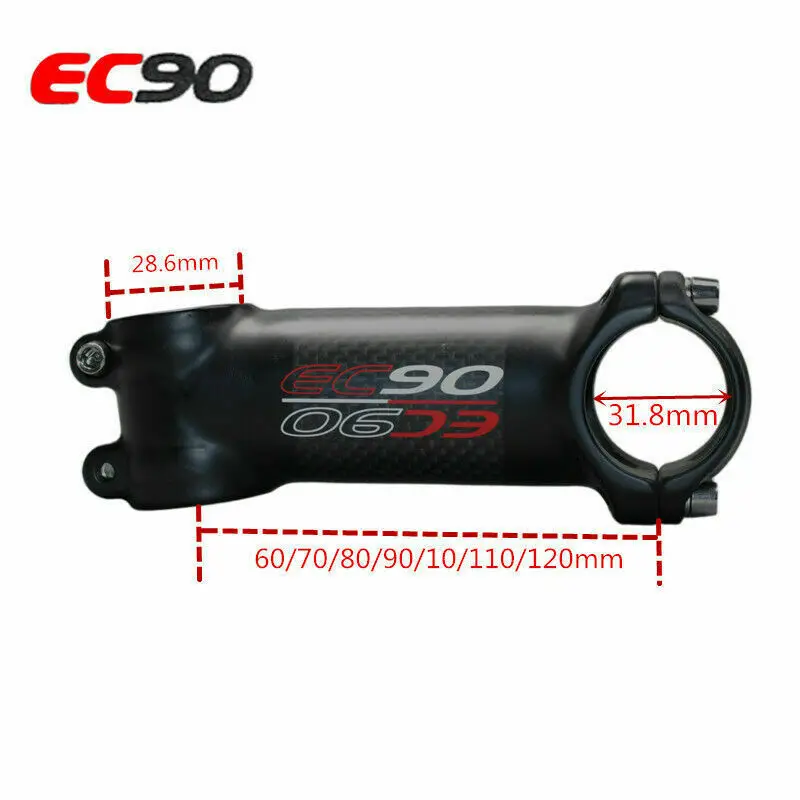 Шоссейный велосипед EC90 31 8 мм 6/17 градусов 60/70/80/90/100/110/120 мм|Велосипедный вынос| |