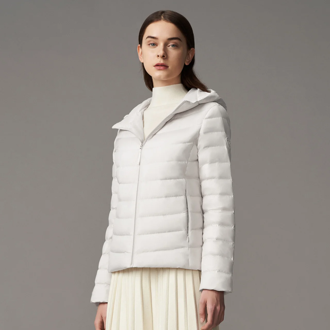 Winter New down Jacket Women's Thin Hood Short Portable down Jacket Trendy Ins Jacket duck down jacket women