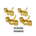 Металлическая втулка для поворотных кулаков блок несущей EA1003, 4 шт., для JLB Racing CHEETAH 110 RC Car Monster Truck, детали для обновления