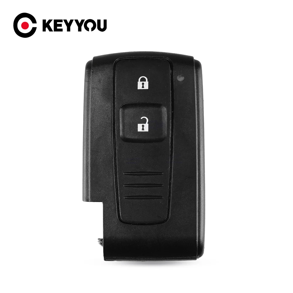 

KEYYOU 10x 2/3 Button Remote Smart Car Key Cover For Toyota Prius 2004 - 2009 Corolla Verso Camry With / No Uncut Blade