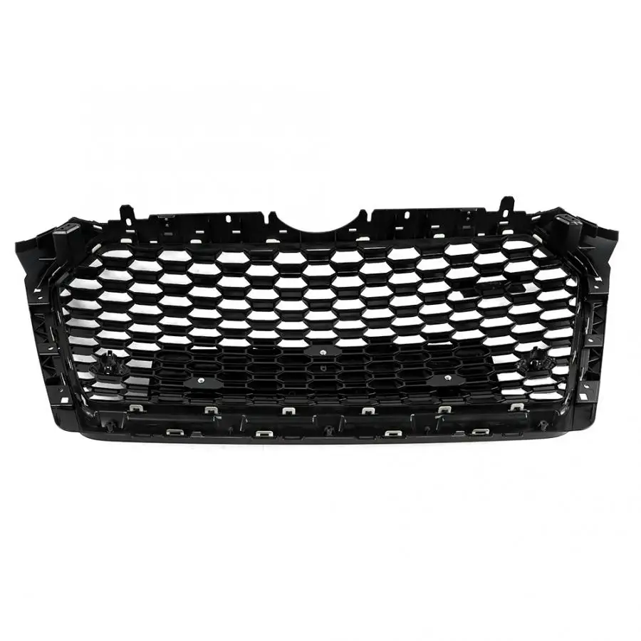 Решетка для переднего бампера в стиле RS глянцевая черная решетка Audi A4 S4 B9 2017 2018 2019