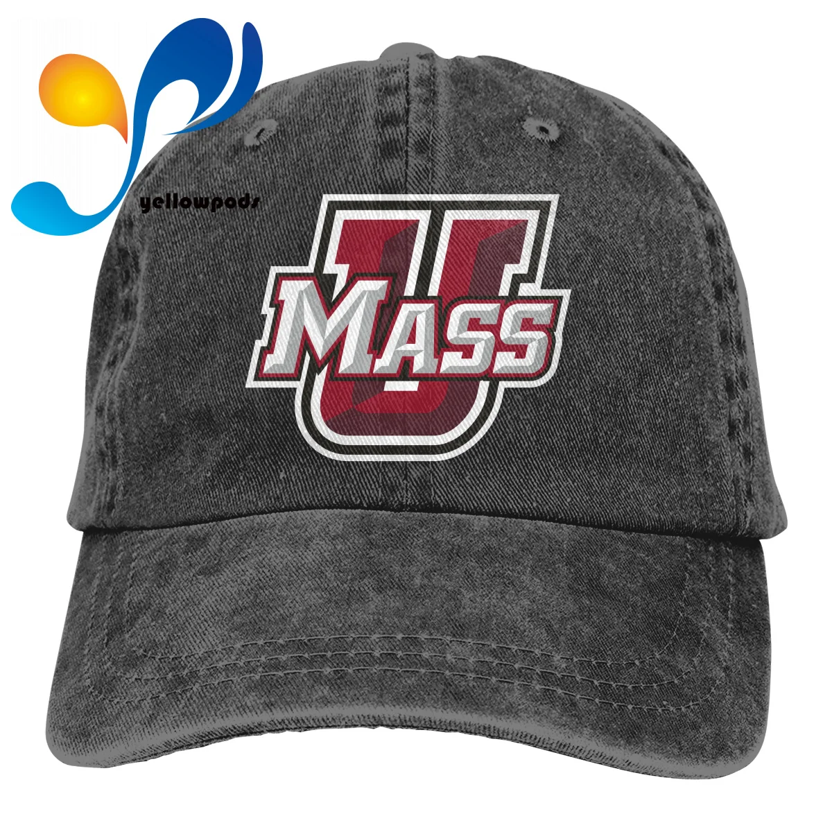 

Washed Wave Dad Hat Massachusetts Cotton Baseball Cap Hip Hop Cap Snapback Hat University Sports Cap
