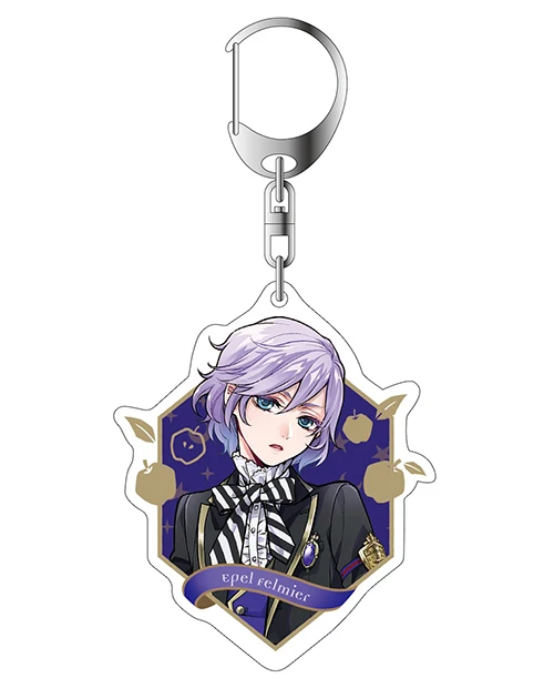 

Game Twisted Wonderland Keychain Night Raven College Scarabia Pomefiore Ignihyde Diasomnia Acrylic Keyring Heartslabyul Pendant