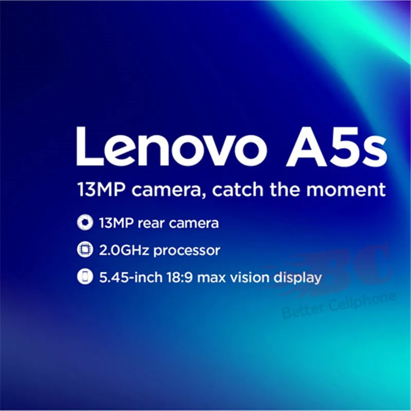 Оригинальная глобальная версия lenovo A5S 4G LTE 3000mAh 5 45 дюймов MT6761 четырехъядерный 2 0 GHZ