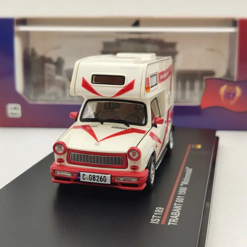 IST 1/43 для Trabant 601 1980 Wohnmobil белый IST189 литьё под давлением модельных Ограниченная