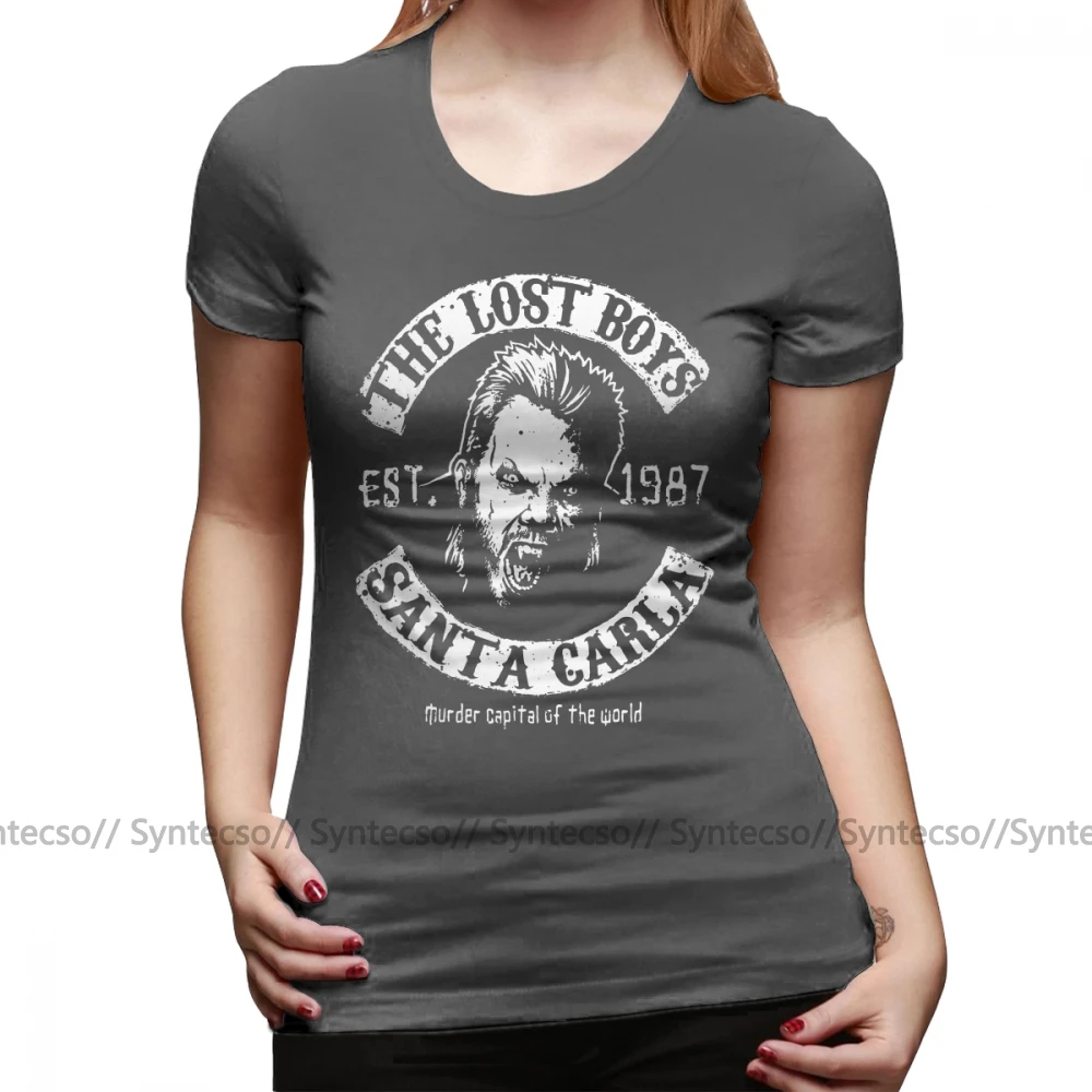 Мотоциклетная футболка Потерянные Мальчики Motorcycle Club из хлопка с круглым вырезом