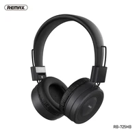 remax rb 725hb wireless headphone bluetooth 5 0 headphone with 3 5mm audio line support tf card play