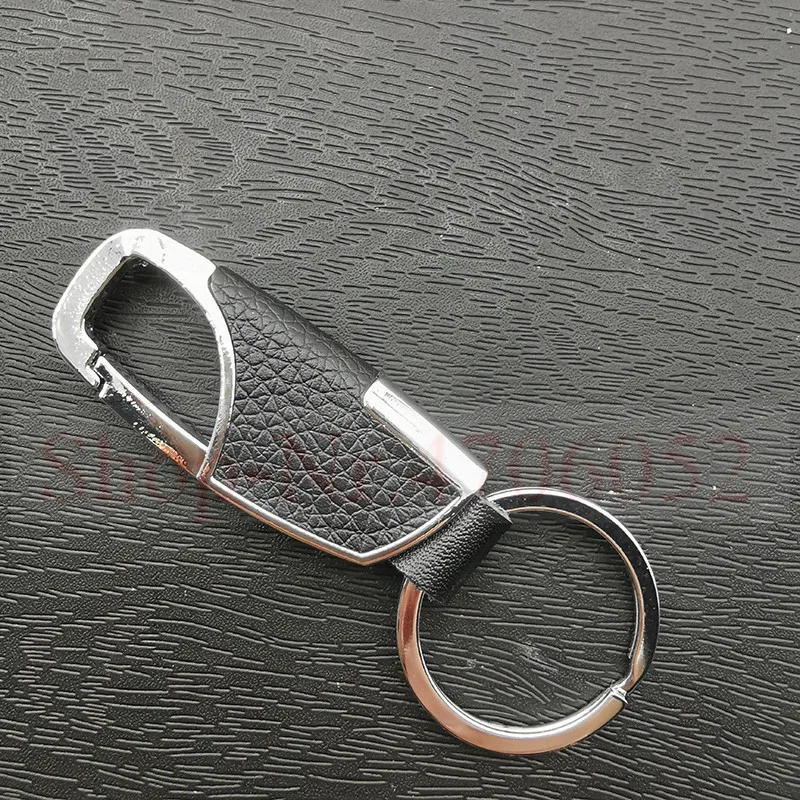 Металлический кожаный брелок для ключей автомобилей Mercedes BMW Audi VW Nissan Honda