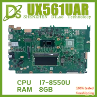 ux561uar orginal motherboard for asus zenbook flip ux561uar ux561ua q525uar laotop mainboard with i7 8550u 8g ram 100 tested