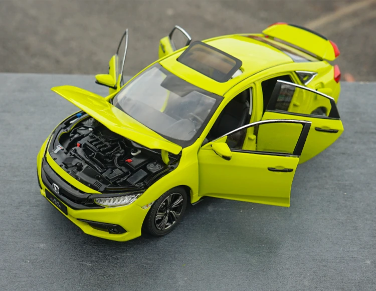 1:18 высокое тщательное Honda CIVIC сплав модель автомобиля статические металлические модельные автомобили с оригинальной коробкой