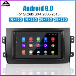2 Din Car Radio GPS MAP Android 9.0 WIFI Bluetooth Player Multimedia Video Player For Suzuki SX4 2006-2013 Fiat Sedici 2005-2014