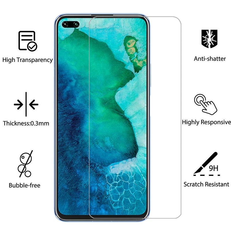 Защитное стекло закаленное для huawei honor view v 10 20 30 pro v10 v20 v30|Защитные стёкла и плёнки