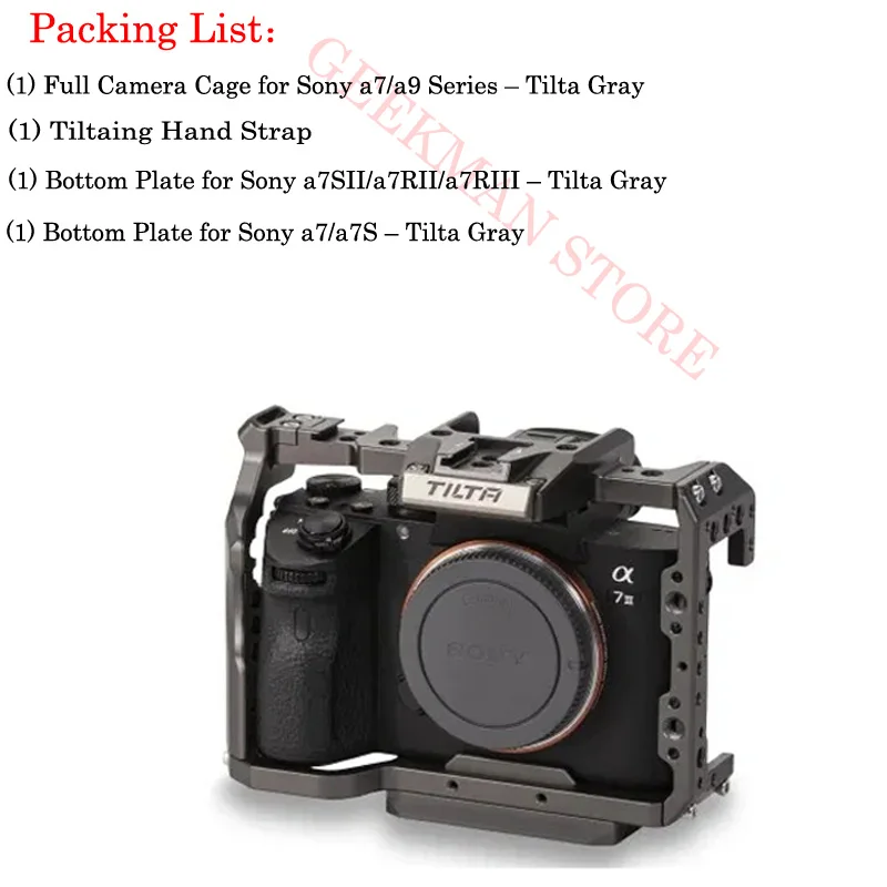 TA-T17-FCC-G Tilta TA-T17-A-G Rig Cage для sony A7II A7III A7S A7S II A7R II A7R IV A9 Rig Cage для sony A7/A9 series Tiltaing VS Smallring - Цвет: TA-T17-FCC-G