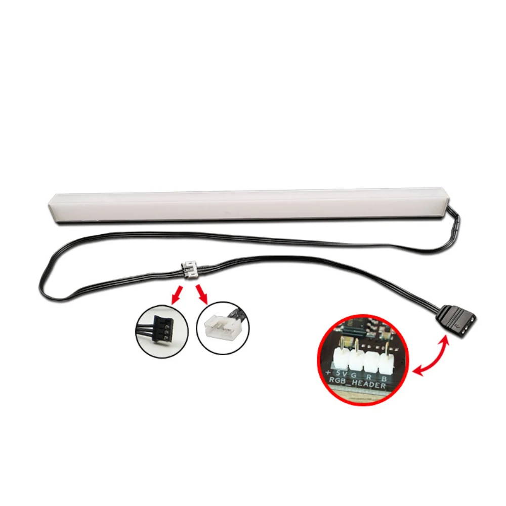Интерфейс вентилятора 6PIN-5V3PIN Адаптерный кабель для вентиляторов AURA SYNC Light Bar