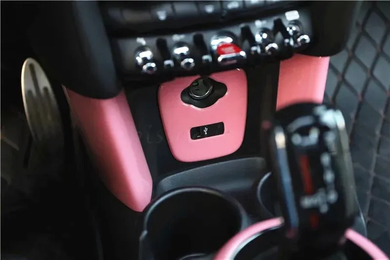 Наклейки для BMW MINI F56 розовые аксессуары украшения интерьера автомобиля