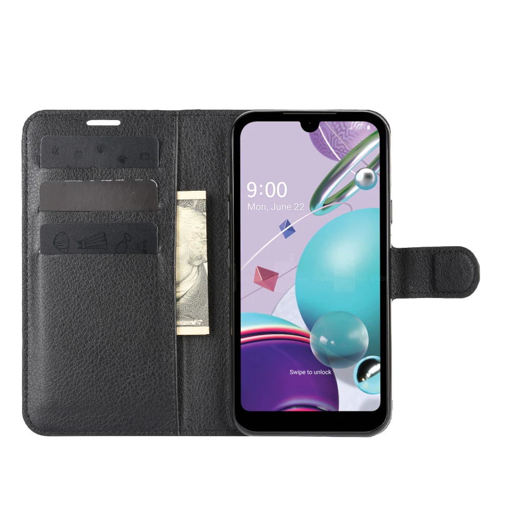 Для LG K31 Aristo 5 Plus чехол Чехол-портмоне с откидной крышкой из искусственной кожи для