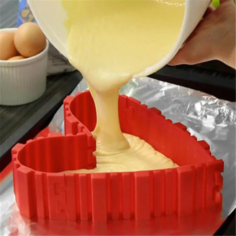 4PCS/Set Magical Silicone Bakeware Pan Cake Mould Bake DIY Shape Nonstick Pastry Tool Tray Baking Tools Fondant Molds | Дом и сад