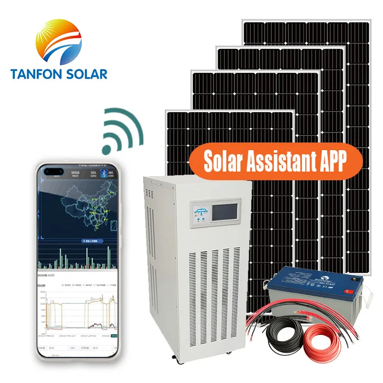 

15kva solar power off grid 15kw home system with battery backup energy