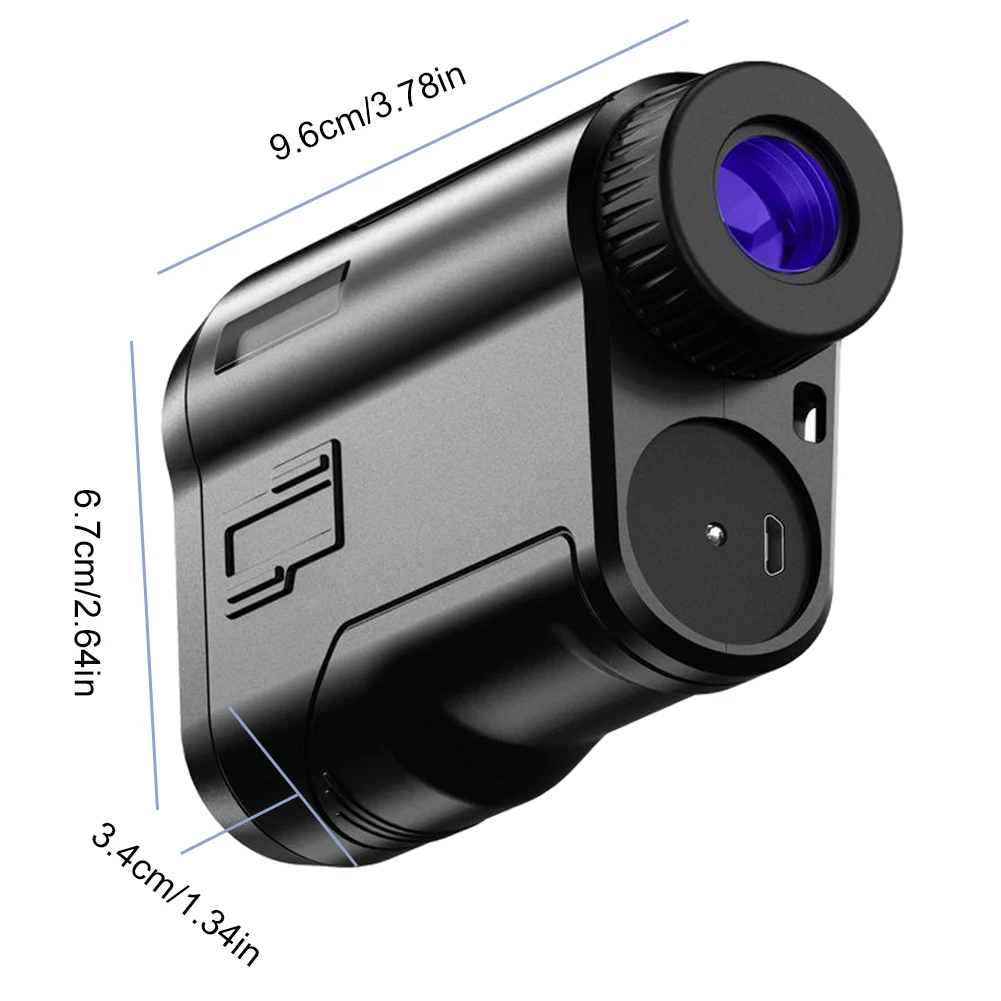 

Mini Infrared Telescope NK-450M/NK-600M Golf Monocular Digital Rangefinder Angle Measuring Tool Lens Pocket Optical No Battery