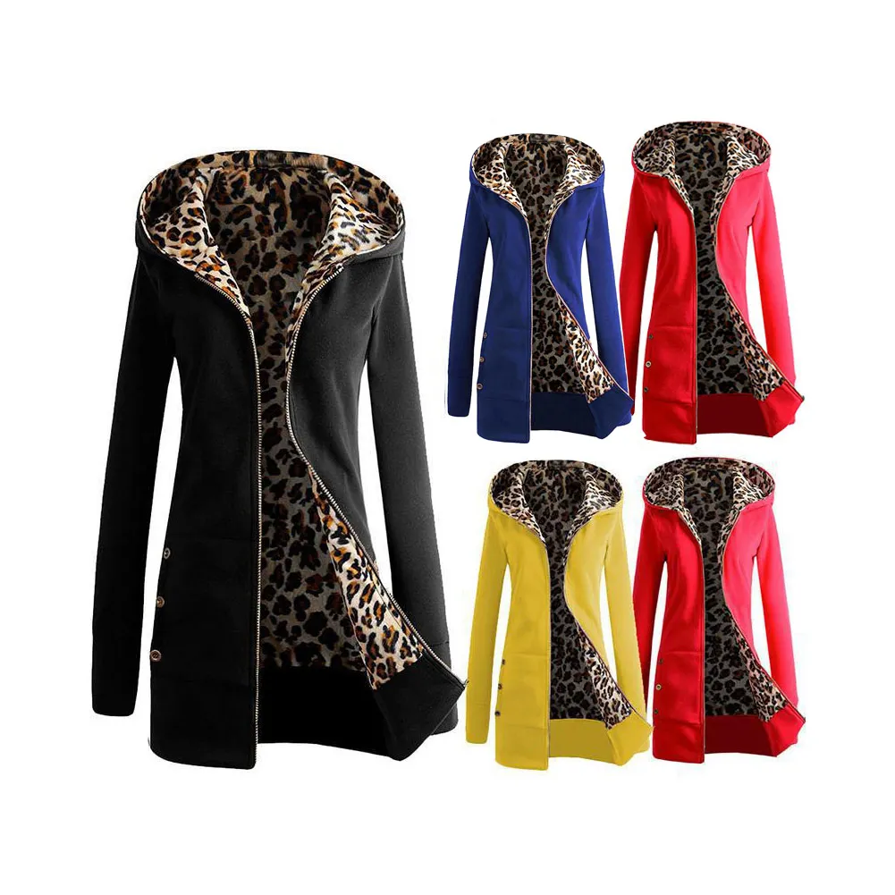 

Женское зимнее пальто с капюшоном, на молнии, с длинным рукавом