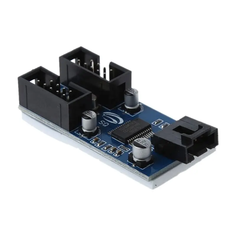 Материнская плата USB 9Pin Интерфейс заголовок сплиттер отклонения в размерах на 1-2