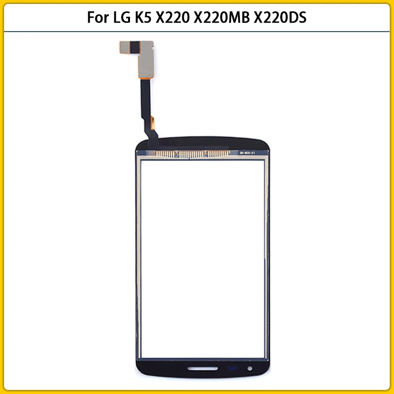 50 Uds nueva para LG K5 X220 X220MB X220DS Touch Sensor de Panel de pantalla digitalizador LCD cristal frontal exterior lente pantalla t&aacute;ctil reemplazar-2