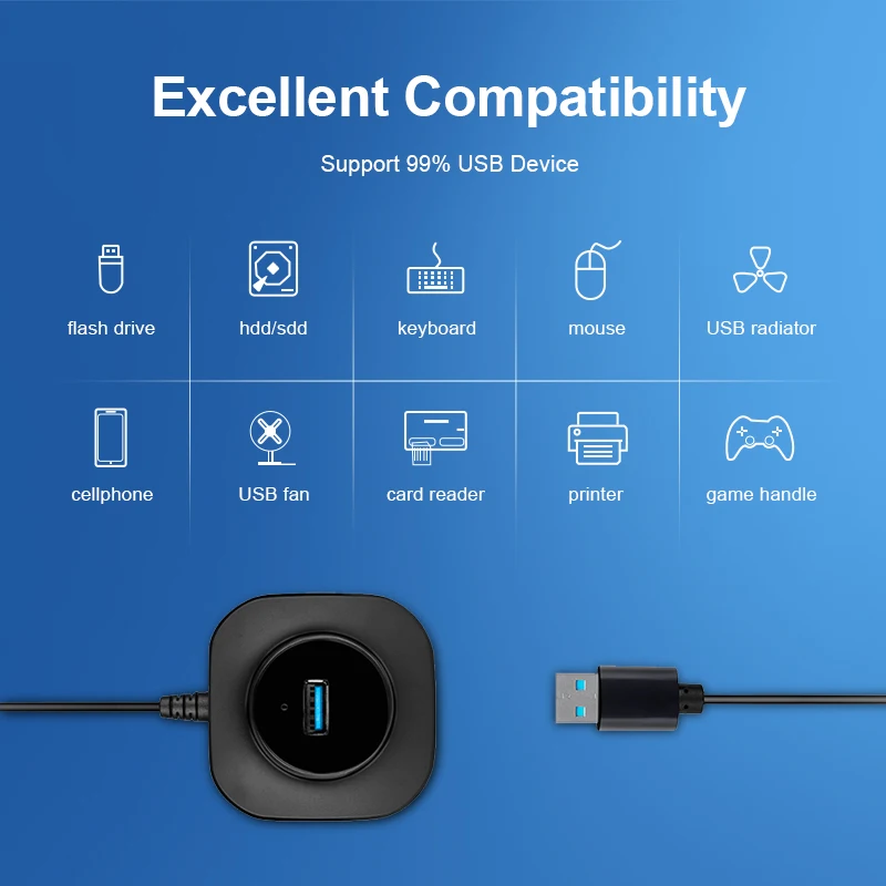 Usb хаб 3 0 Мульти USB концентратор 0/2 4 Порты и разъёмы s волоконно оптический кабель 25