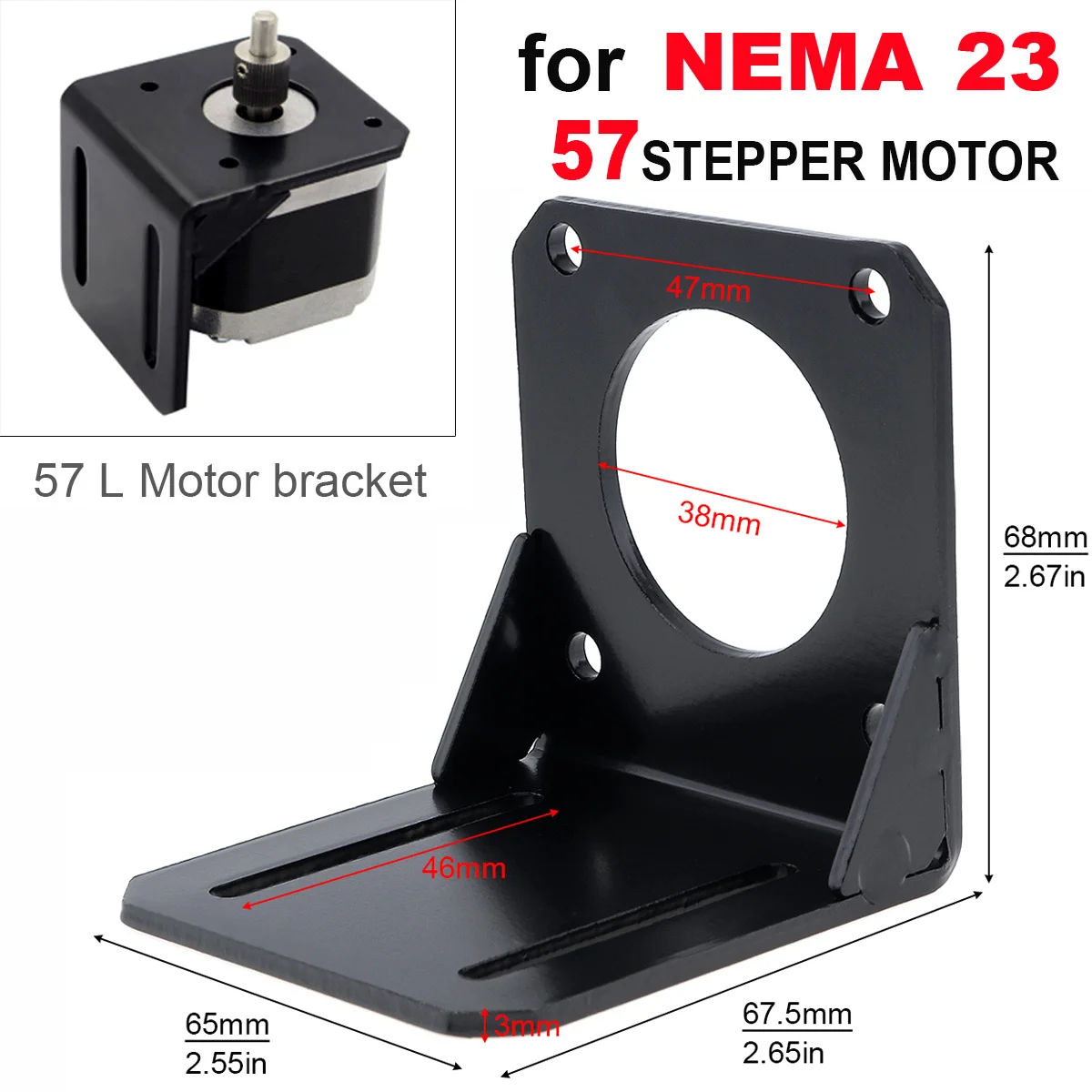 

Кронштейн для двигателя 775 нержавеющая сталь