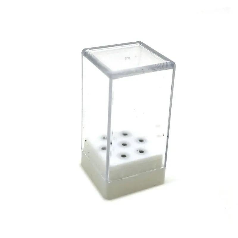 7 отверстий фрез для маникюра/педикюра держатель Дисплей на подставке с карманом