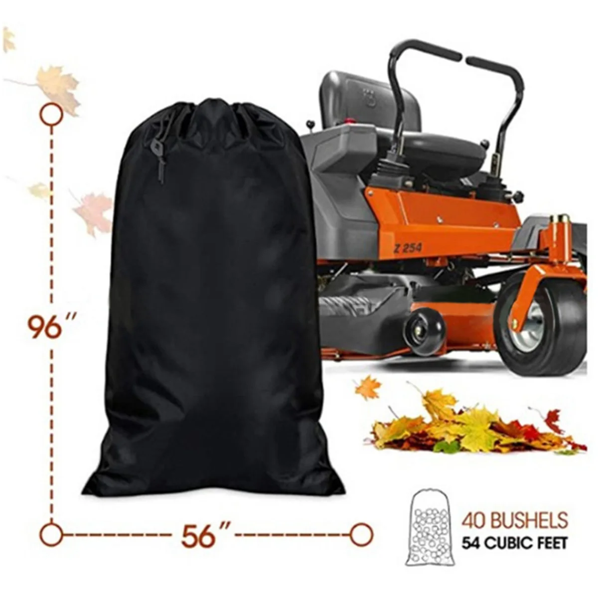 

Tractor Leaf Storage bag Mower Catcher Riding Grass Outdoor Universal Collection
