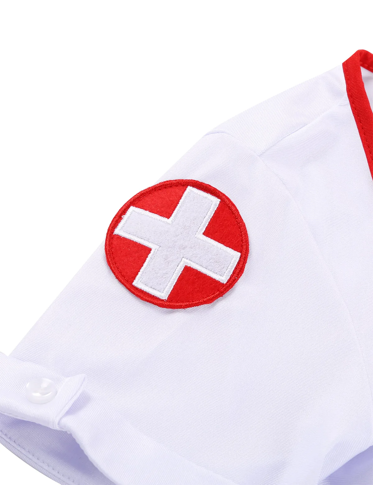 3pcs women adults naughty nurse cosplay costume halloween party outfit sweetheart neckline tutu dress with headband and belt free global shipping