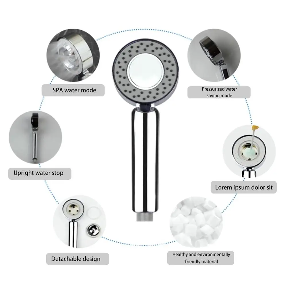 

Double-sided Effluent Multi-function Flower Sprinkler Hand-held Shower And Shower head