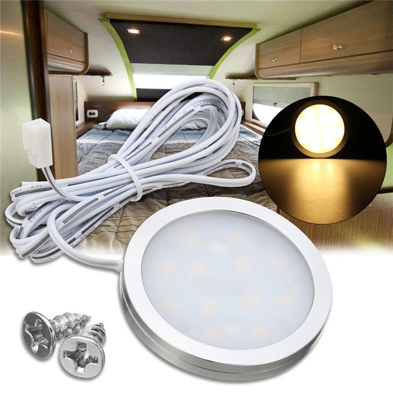 12V Led светильник RV Кемпер трейлер лодка Потолочный декор для вниз на потолочную