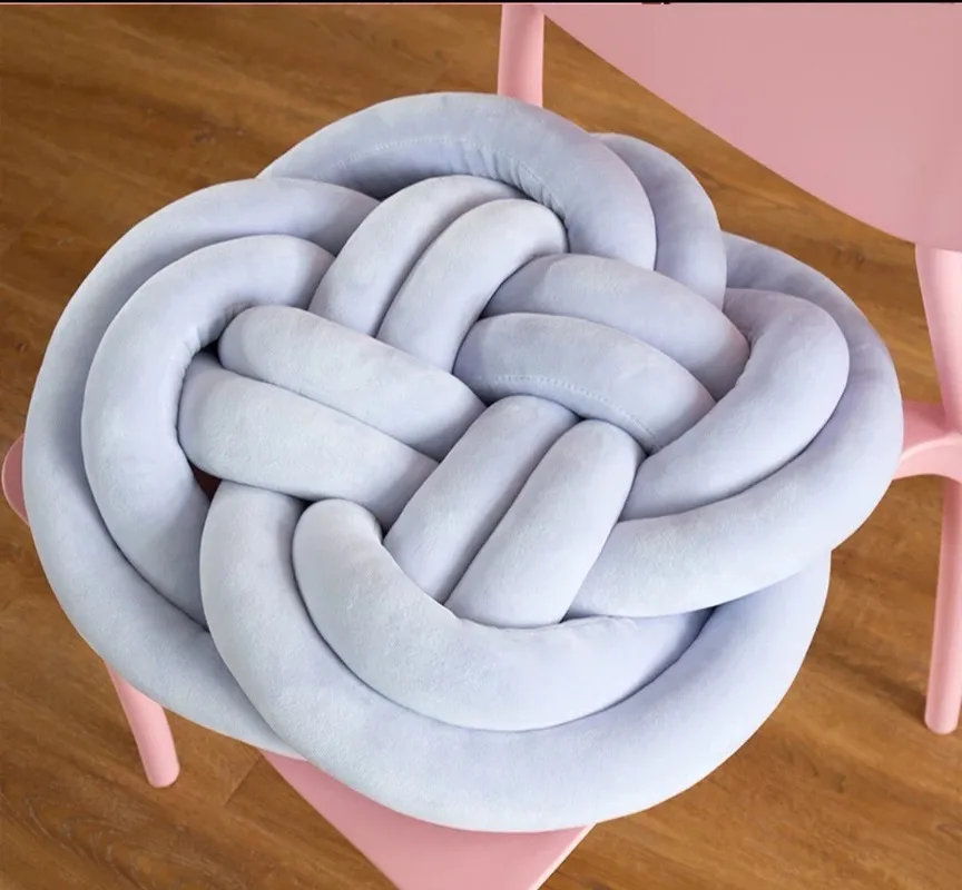 Современное искусство роскошный шерстяной трикотаж подушки известный бренд